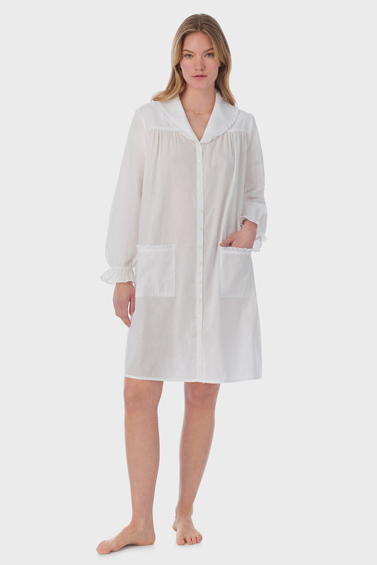 White Cotton Dream Short Robe/Dress