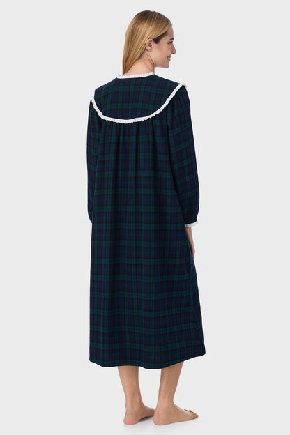 Black Watch Flannel Gown