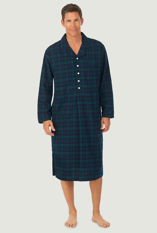 Mens Grey Plaid Flannel Pajama – Lanz of Salzburg