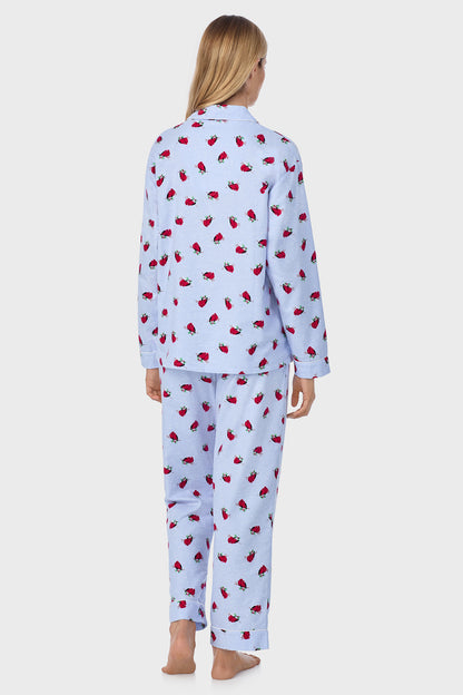 Sweet Cardinal Flannel Pajama