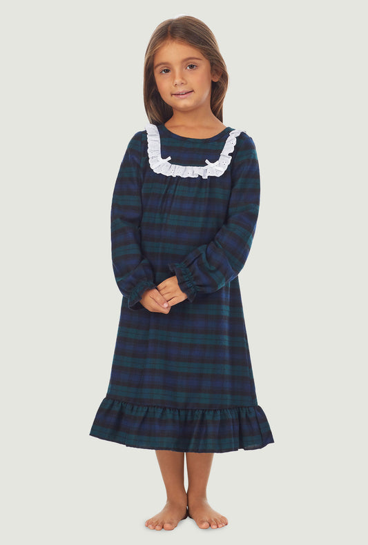 Spring Girl Turndown Collar Pajama Set.Toddler Kids Christmas Green Plaid  Pyjamas Set Sleepwear Nightwear.Children Clothing 11T