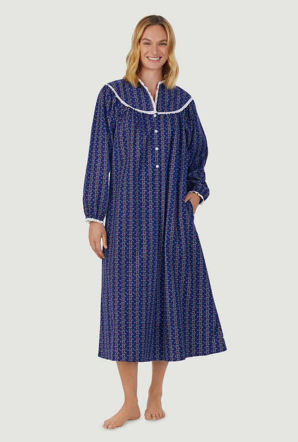 Vintage Navy Heart Stripe Gown – Lanz of Salzburg