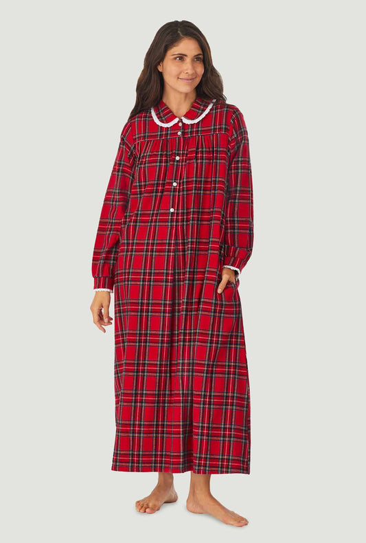 Lanz Tyrolean 44 Inch Flannel Nightgown