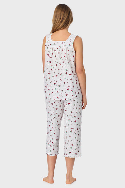 Strawberry Jubilee Cotton Lawn Capri Pajama