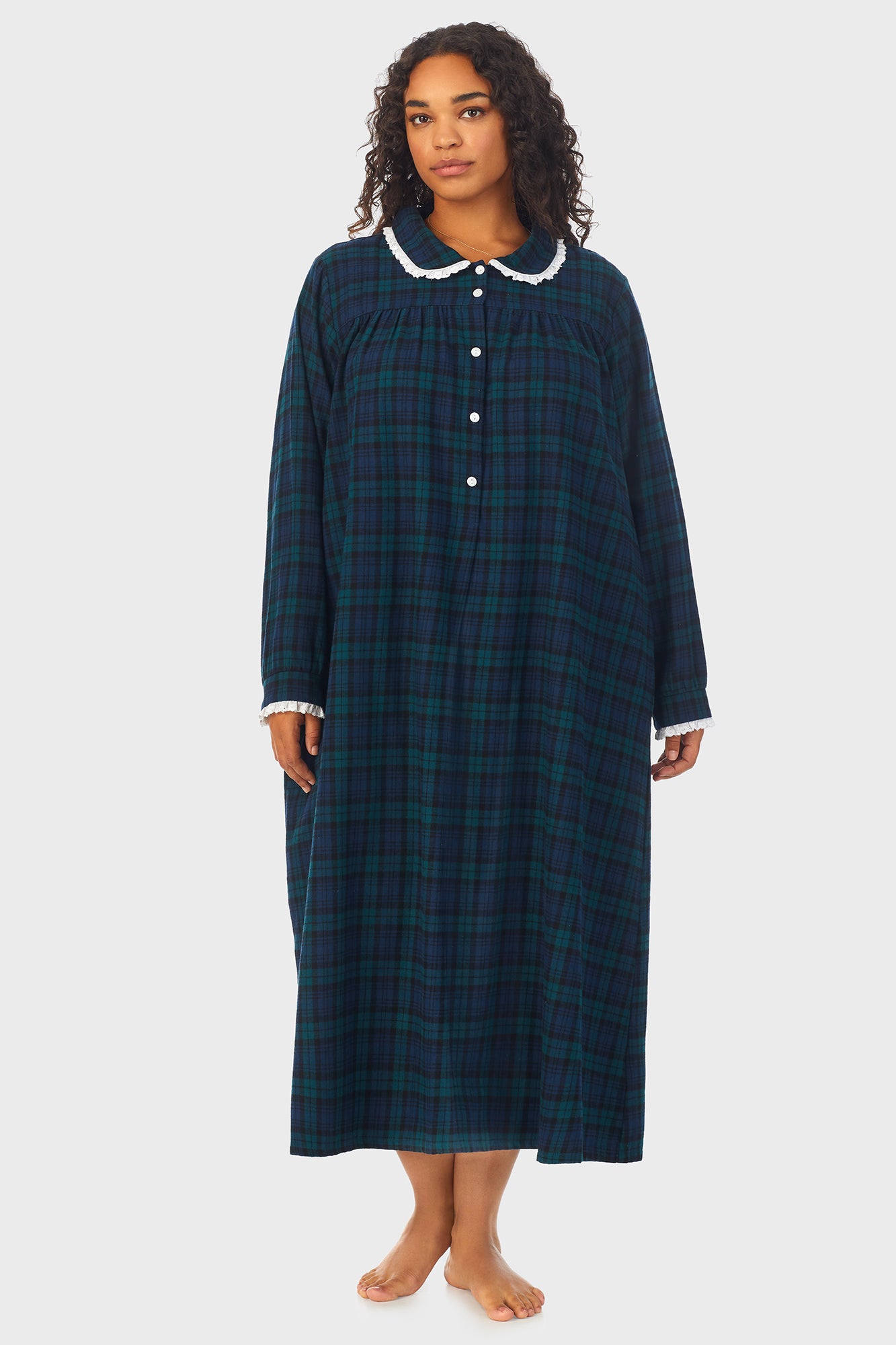 Women's plus shops flannel nightgown