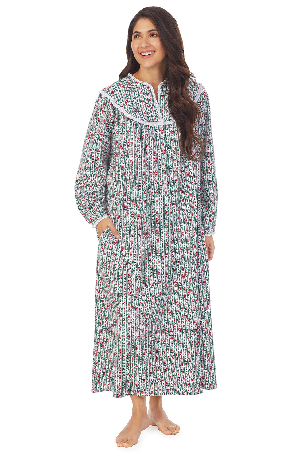 Hunter Tyrolean Flannel Gown – Lanz of Salzburg