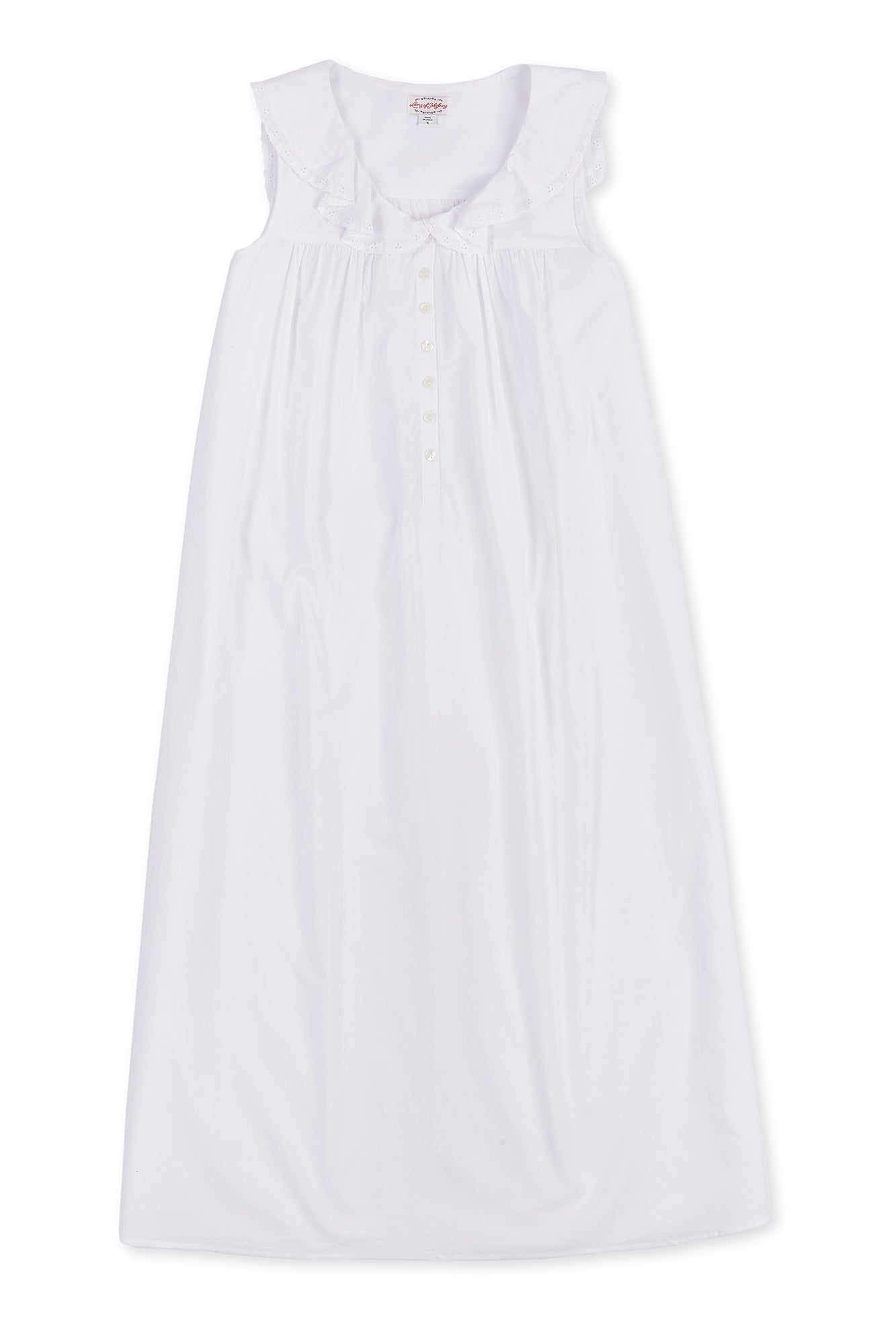 A white long nightgown