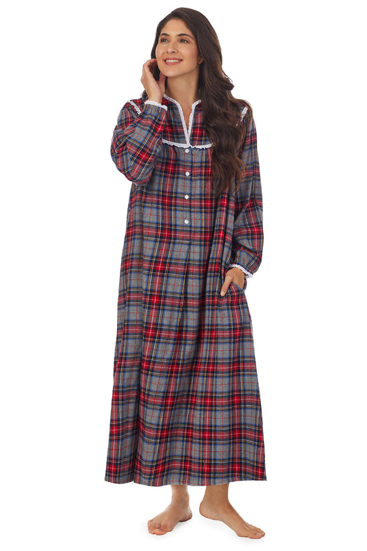 Lanz Tyrolean Flannel Pajamas  Holiday pajamas women, Flannel nightgown,  Cotton flannel pajamas