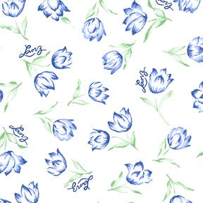 Tulip pattern cloth